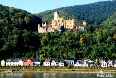 Schloss Stolzenfels oberhalb Koblenz-Stolzenfels