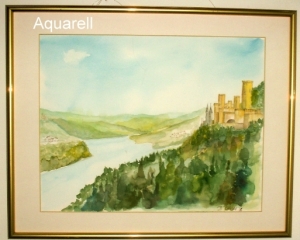 Stolzenfels Aquarell 